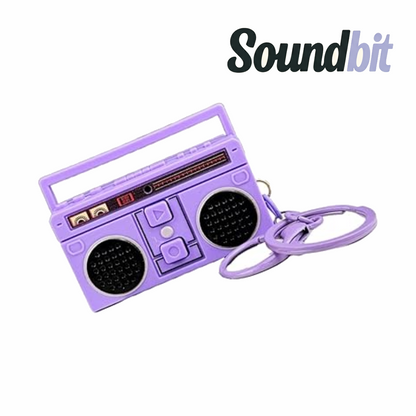 Llavero Radio Retro Grabadora de Audio