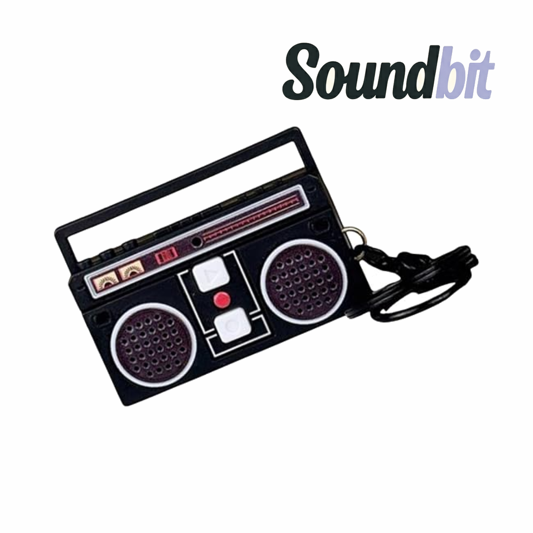 Llavero Radio Retro Grabadora de Audio