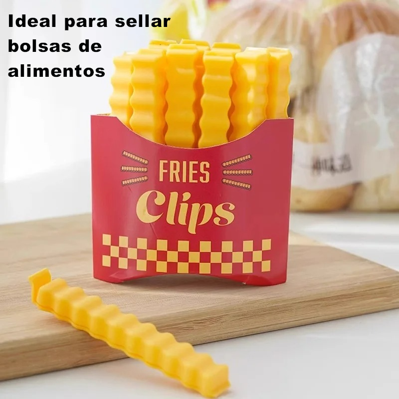 Clips de Sellado para Bolsas de Alimentos